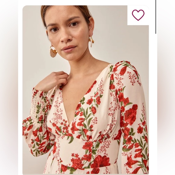 NWT! Reformation Lindero Dress Size: 8 - Picture 2 of 13